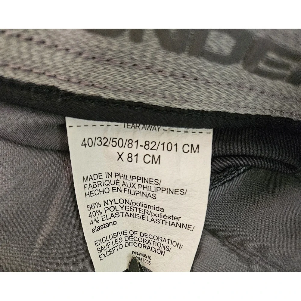 Under Armour Black Tour Blend Golf Pants Mens 40x32 Flat Front Comfort Waist